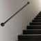 Iron Handrail Stair Railing Kit Black WallMounted For IndoorOutdoor Use 3