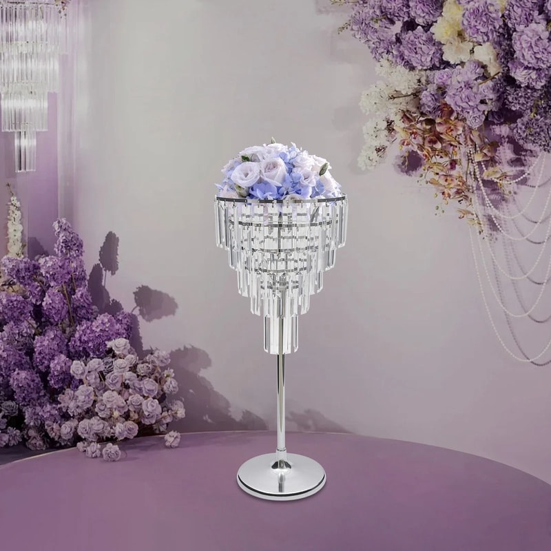 Round Flower Rack Holder 5Tier Flower Stand For Stylish Flower Arrangement Decoration 1