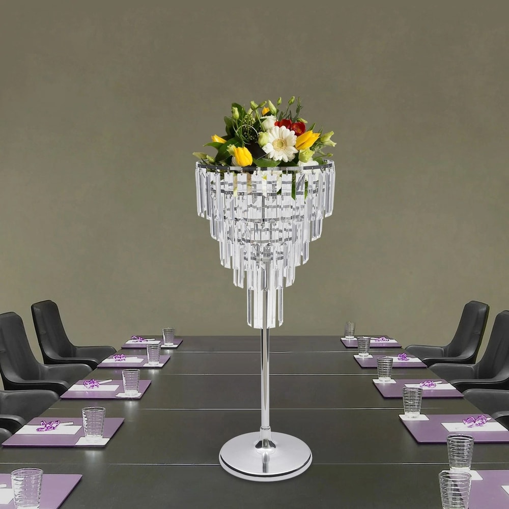 Round Flower Rack Holder 5Tier Flower Stand For Stylish Flower Arrangement Decoration 0