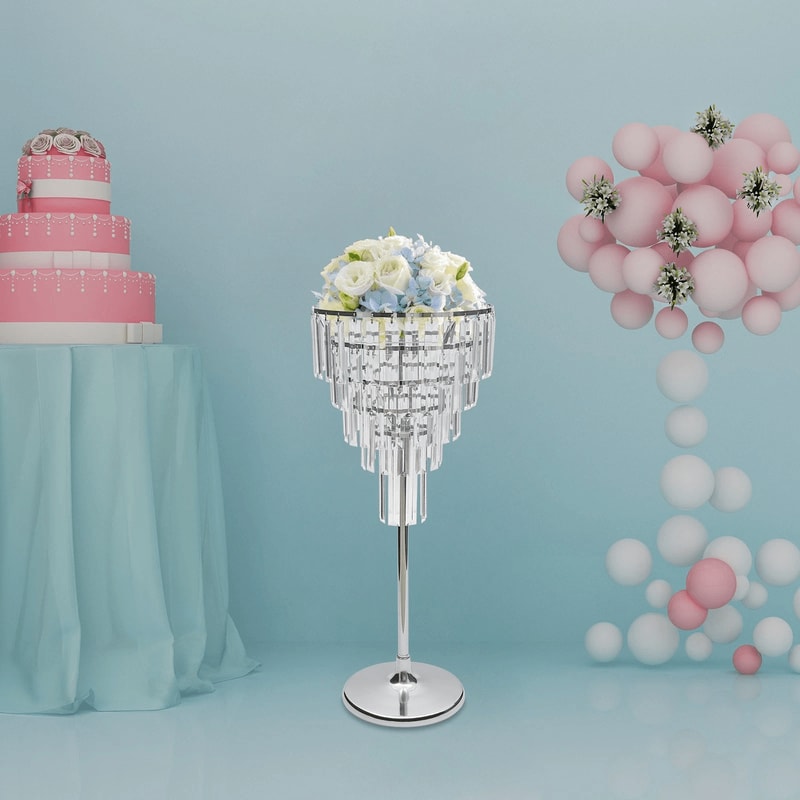 Round Flower Rack Holder 5Tier Flower Stand For Stylish Flower Arrangement Decoration 4