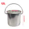12L Stainless Steel Food Water Storage Bucket With Lid Extra Thick Barrel Design 5