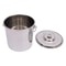 12L Stainless Steel Food Water Storage Bucket With Lid Extra Thick Barrel Design 8