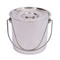 12L Stainless Steel Food Water Storage Bucket With Lid Extra Thick Barrel Design 0