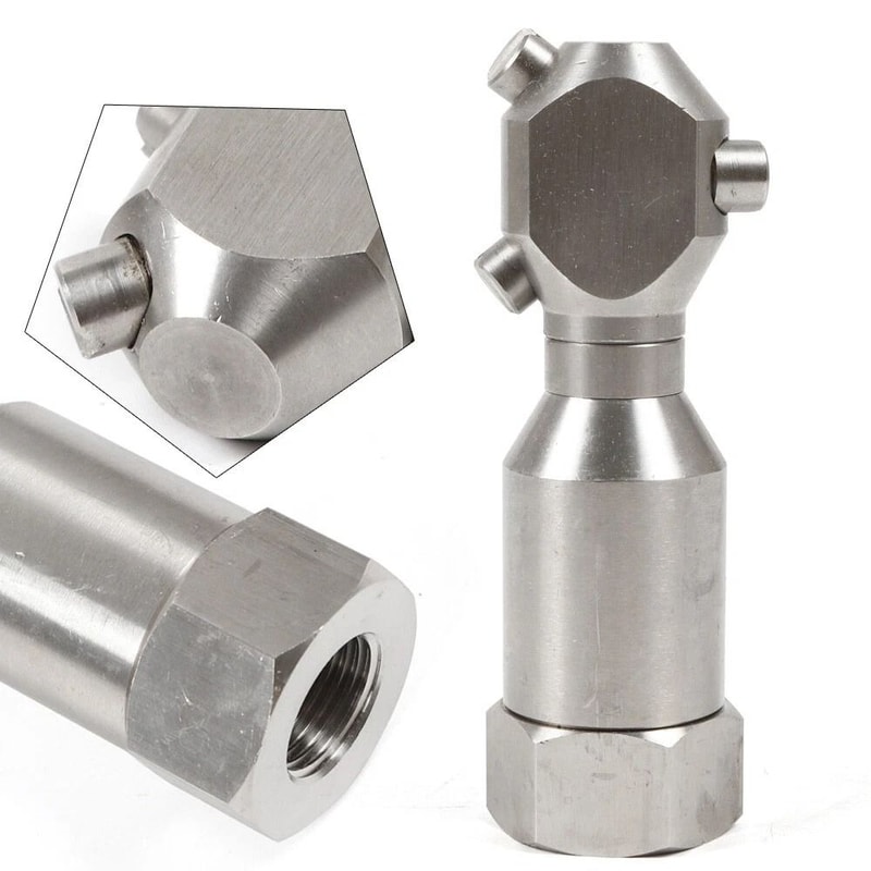 Nozzle Pressure Washer Hose Rotating Jetter Head Drain Sewer Cleaner 10