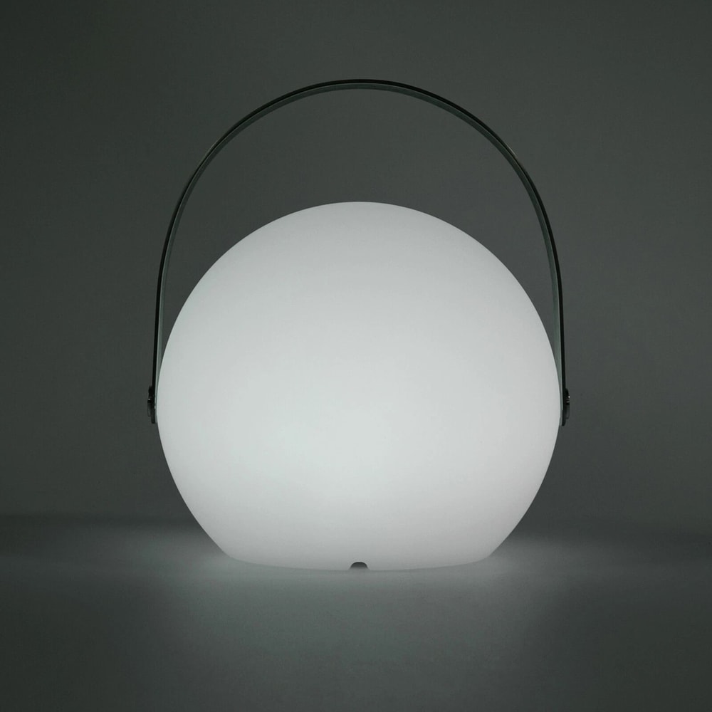 USB Battery Powered LED Table Lamp Sphere Dimmable Remote Control Handle 2