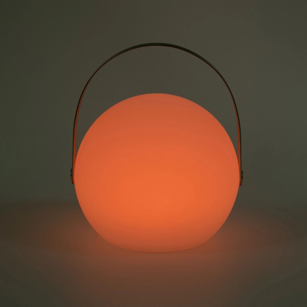 USB Battery Powered LED Table Lamp Sphere Dimmable Remote Control Handle 4