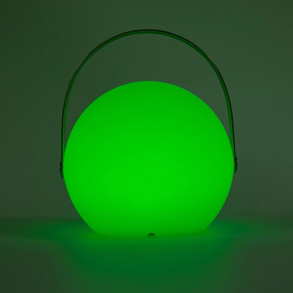 USB Battery Powered LED Table Lamp Sphere Dimmable Remote Control Handle 6