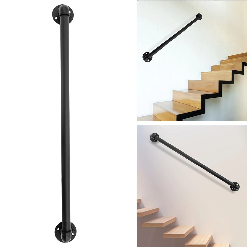 WallMounted Metal Handrail Stairs Balustrade For Home And Garden 7