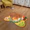Pet Treats Snuffle Mat Dog Feeding Mat Fleece Yellow Orange 7