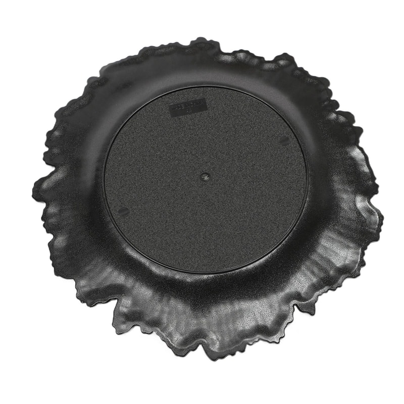 Round Plastic Reef Plates Modern Charger Plates Dinner Plates 2