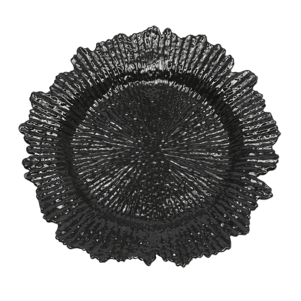 Round Plastic Reef Plates Modern Charger Plates Dinner Plates 3