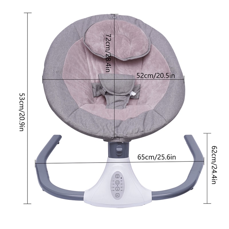 Bluetooth Music Cradle Rocker Electric Baby Bouncer Swing Chair For Infants 7