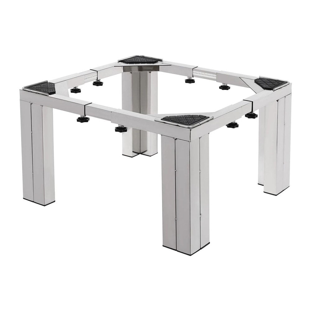NonSlip White Double Dual Pedestal Stand Raiser For Washing And Drying Machines 9