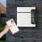 Stainless Steel Mail Letter Post Box Outdoor Wall Mount Lockable Mailbox 3