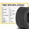 Durable 4 Ply Rated Lawn Mower Golf Cart Turf Tires Reliable Performance 3