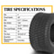 Durable 4 Ply Rated Lawn Mower Golf Cart Turf Tires Reliable Performance 3
