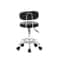 Swivel Salon Stool Chair With Adjustable Hydraulic Backrest And Rolling Wheels 4