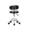 Swivel Salon Stool Chair With Adjustable Hydraulic Backrest And Rolling Wheels 4
