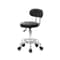 Swivel Salon Stool Chair With Adjustable Hydraulic Backrest And Rolling Wheels 6