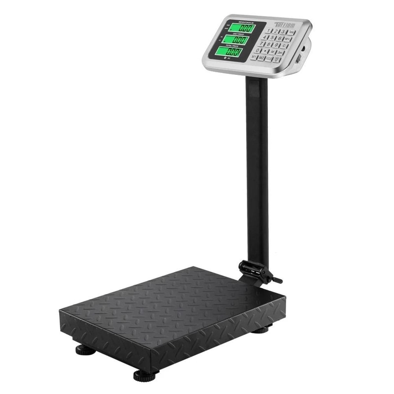 Iron Commercial Shipping Scale Precision Black With KGLB Switch 7