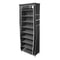 9 Tier Shoe Rack Shelf Black Closet Cabinet With Cover Standing Storage 5