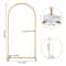 Arched Frame Wedding Arch Gold Metal Balloon Backdrop Stand For Events 3