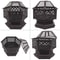 Outdoor Hex Shaped Fire Pit Wooden Heater Garden Fireplace Firepit Bowl 4