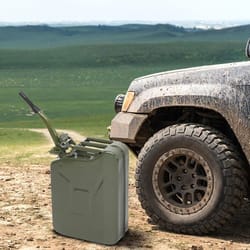 army green fuel can 5 gal 20l gasoline metal gas tank, emergency backup