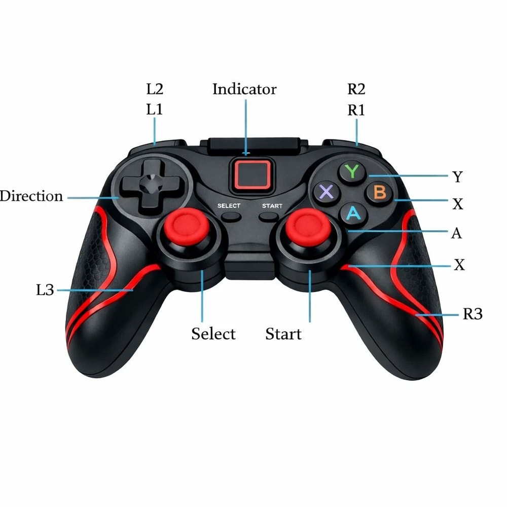 Bluetooth Gamepad Controller For Android IPhone Tablet PC Wireless Gaming For All Devices 7