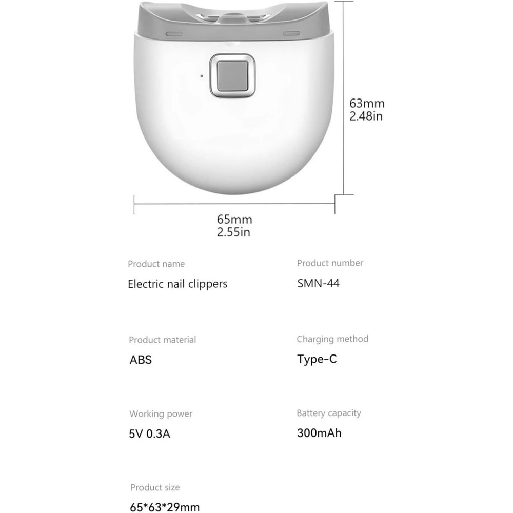 Automatic Thick Nails Trimmer Safety Electric Nail Clipper Professional Nail Care Tool 1