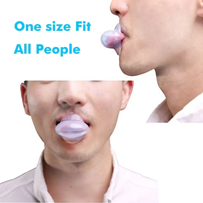 Snore Stopper Anti Snoring Sleep Aid Device Silicone Tongue Mouthpiece With Case 7