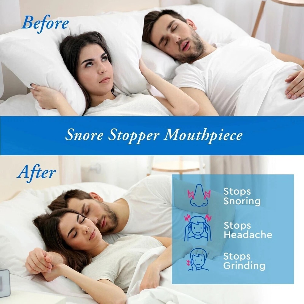 Bruxism Anti Snore Tray Stop Snoring Mouthpiece Sleep Apnea Guard 2