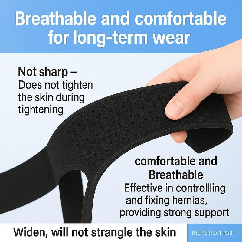 Men Truss For Inguinal Hernia Support Belt With 2 Removable Compression Pads 9