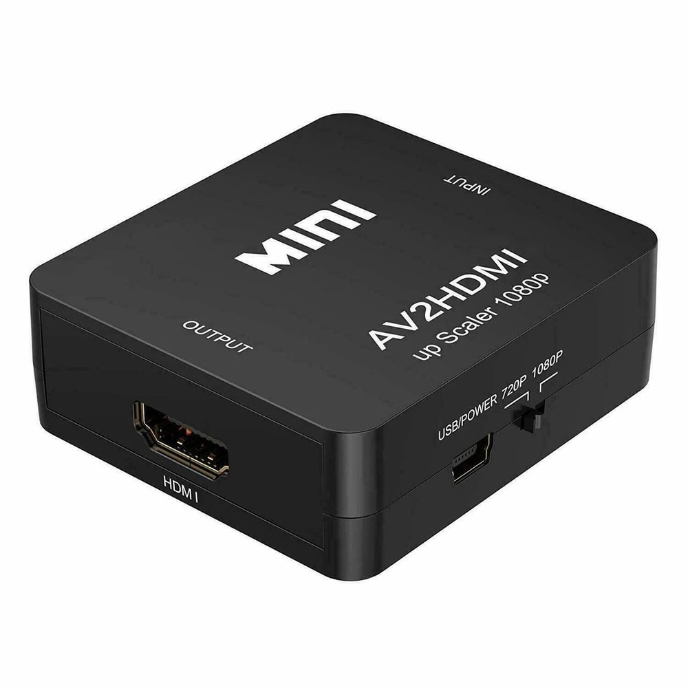 RCA To HDMI Converter Adapter AV To HDMI For TV Audio Video Composite 1