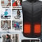 Electric Heating Vest Heating Zones Heated Vest For Outdoors 1