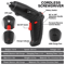 Cordless Electric Screwdriver Set USB Charging Screw Gun With LED Light 10