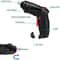 Cordless Electric Screwdriver Set USB Charging Screw Gun With LED Light 4