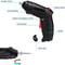 Cordless Electric Screwdriver Set USB Charging Screw Gun With LED Light 4