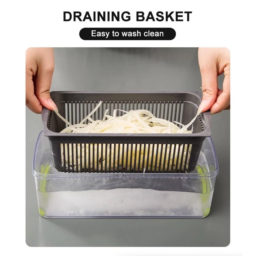 MultiFunction 15In1 Vegetable Fruit Chopper Veggie Dicer Slicer Cutter For Kitchen 5