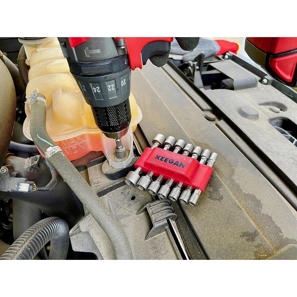 Quick Change Power Nut Driver Bit Set SAE MM Impact Hex Shank 2