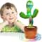 Funny Dancing Cactus Plush Toy Shake With Song Electronic Recording Doll Gift 0