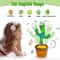 Funny Dancing Cactus Plush Toy Shake With Song Electronic Recording Doll Gift 5