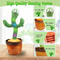 Funny Dancing Cactus Plush Toy Shake With Song Electronic Recording Doll Gift 6