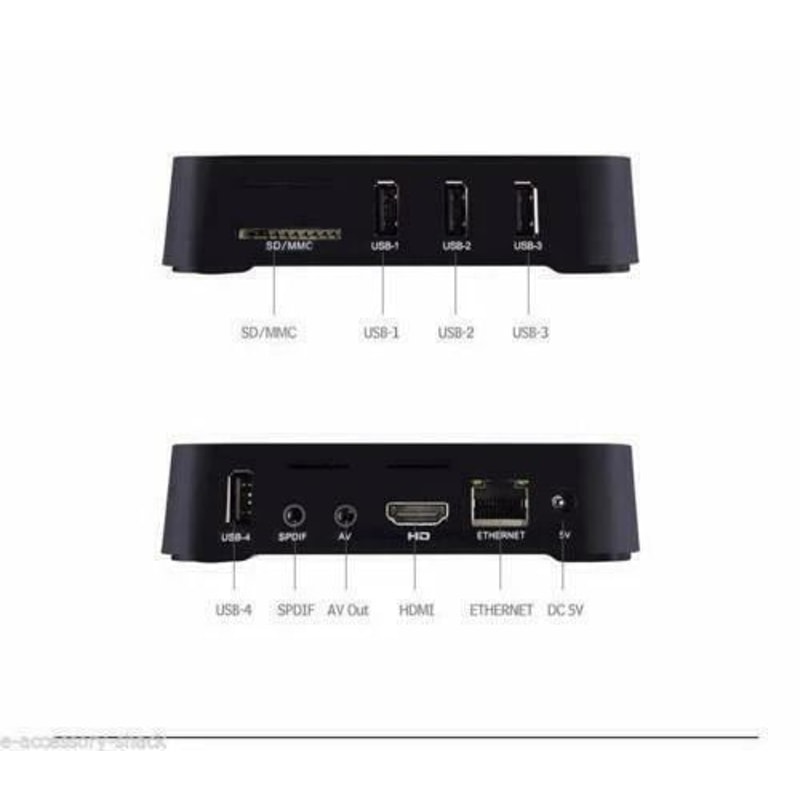 MXQ Pro 4K Ultra HD Smart TV Box Android Wifi Quad Core Media Player 5