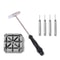 Watch Strap Holder Watch Repair Band Link Remover Tool Kit Hammer Punch Pins 0