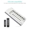 Fast Charge 8 Slot Battery Charger For NiMH NiCD AA AAA Rechargeable Batteries 9