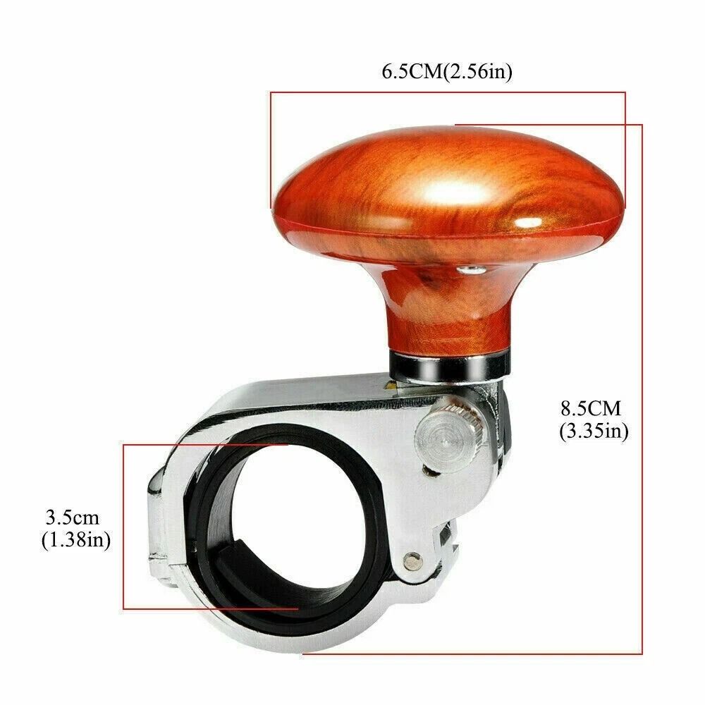 Knob Handle Universal Steering Wheel Spinner Heavy Duty Suicide Car Truck Power Grip 9