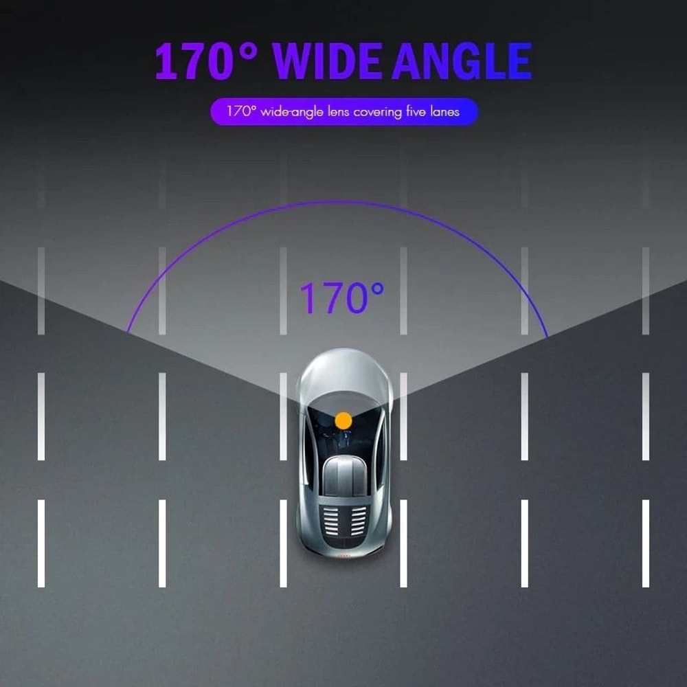 Dual Lens Car DVR Touch Screen Dash Cam Recorder Front And Rear Camera System 3