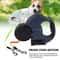 Double Dog Walking Leash Dual Pet Leash Retractable Swivel Reflective Lead 12