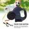 Double Dog Walking Leash Dual Pet Leash Retractable Swivel Reflective Lead 12